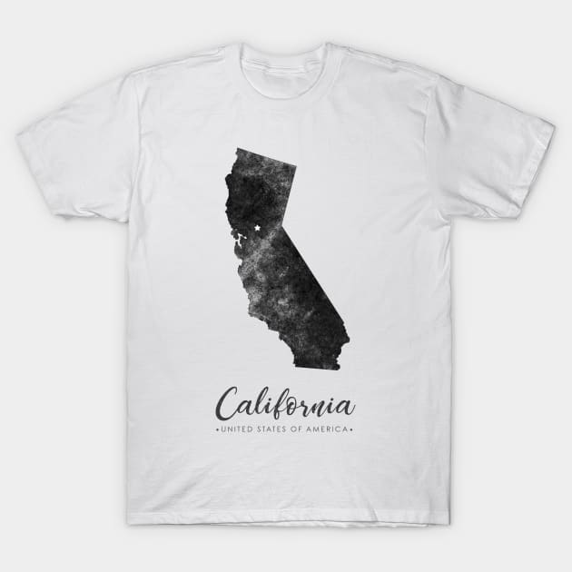 California state map T-Shirt by StudioGrafiikka